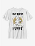 Disney Winnie The Pooh First Hunny Youth T-Shirt, WHITE, hi-res
