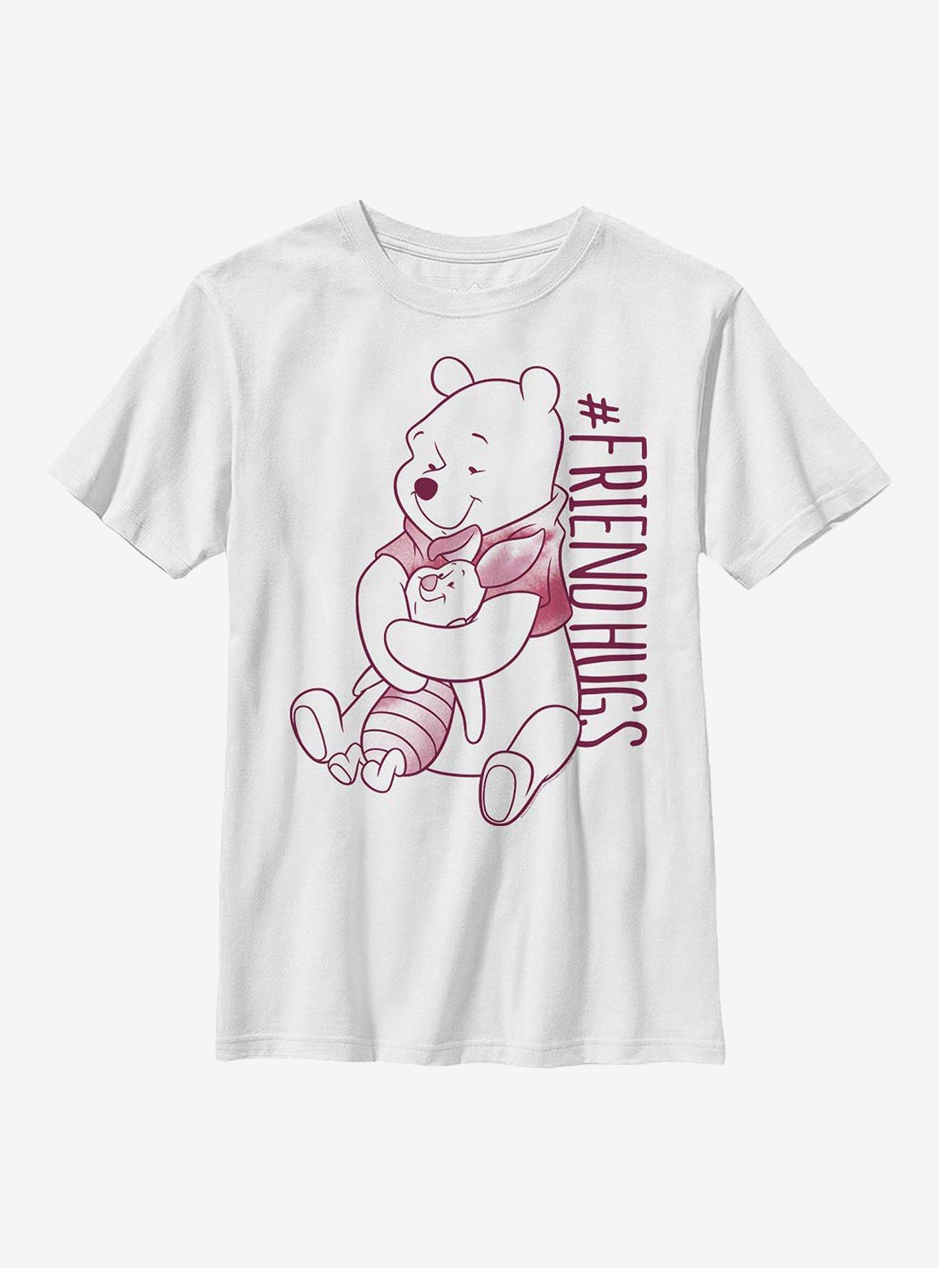 Disney Winnie The Pooh Piglet Pooh Hugs Youth T-Shirt, , hi-res