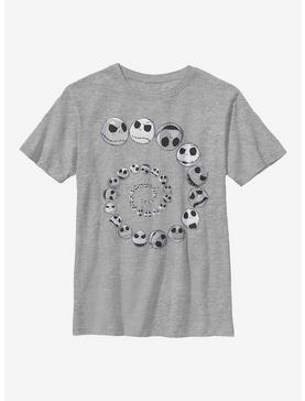 Disney The Nightmare Before Christmas Jack Emotions Spiral Youth T-Shirt, , hi-res