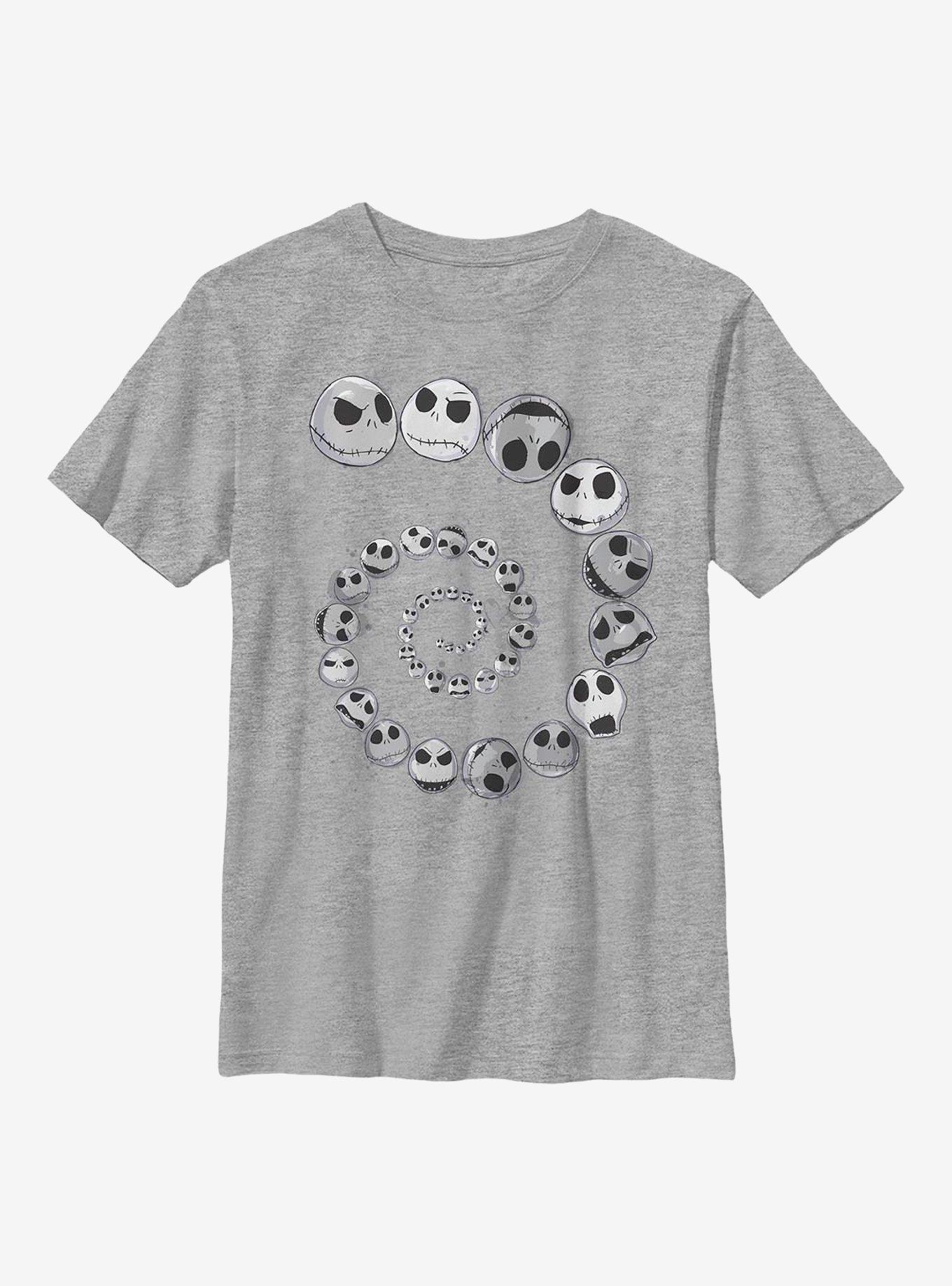 Disney The Nightmare Before Christmas Jack Emotions Spiral Youth T-Shirt, , hi-res