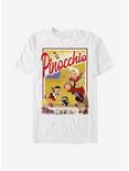 Disney Pinocchio Story Book Poster T-Shirt, WHITE, hi-res