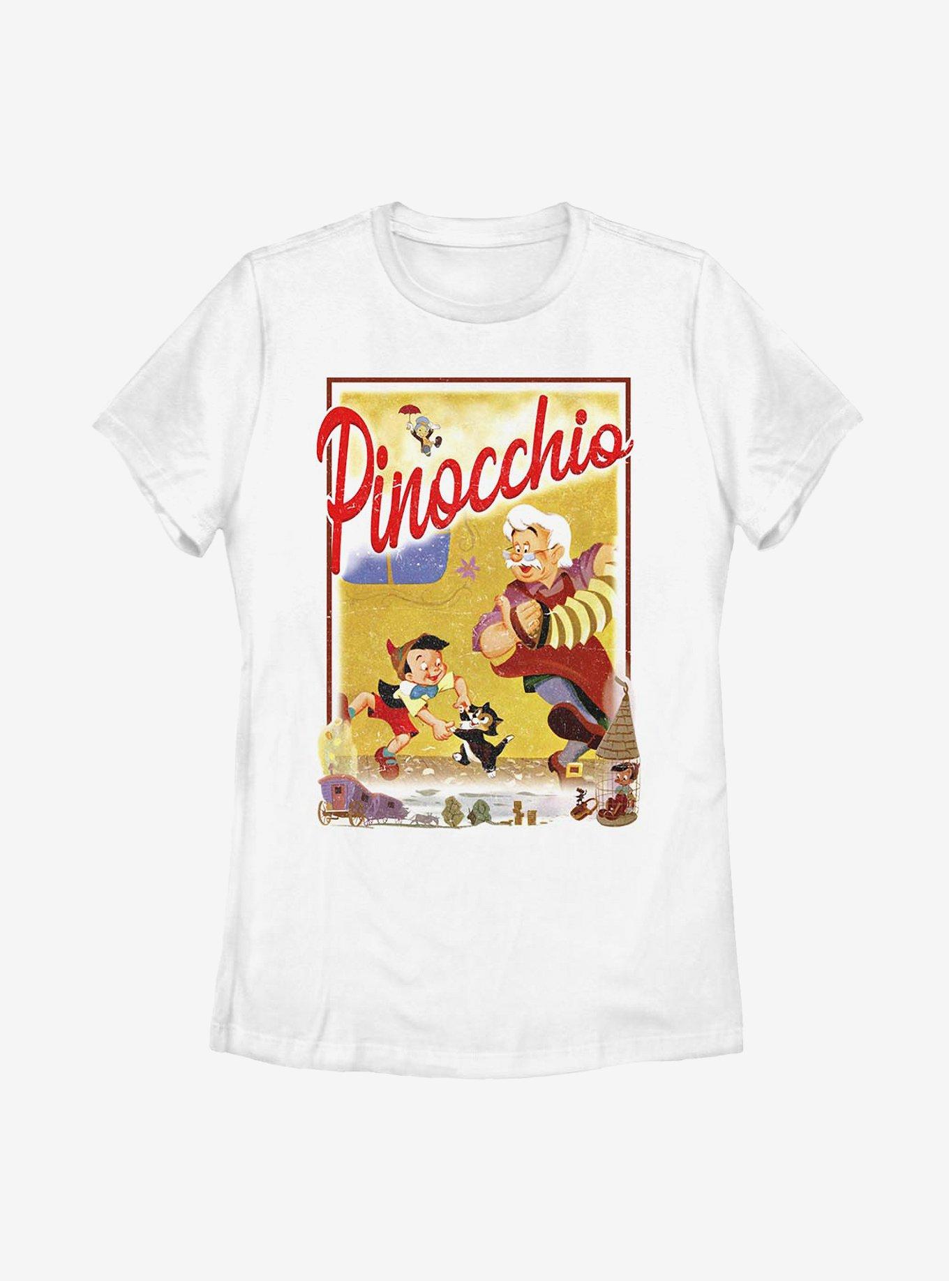 Disney Pinocchio Story Book Poster Womens T-Shirt, , hi-res