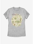 Disney Winnie The Pooh Acre Map Womens T-Shirt, ATH HTR, hi-res