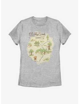 Disney Winnie The Pooh Acre Map Womens T-Shirt, , hi-res