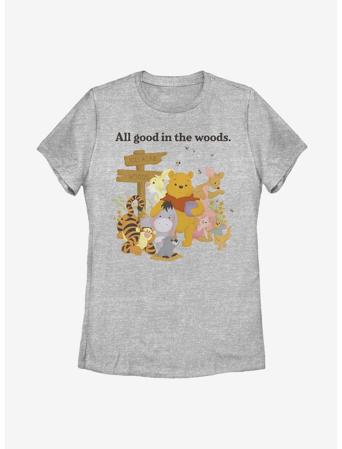 Disney Winnie The Pooh In The Woods Womens T-Shirt, ATH HTR, hi-res