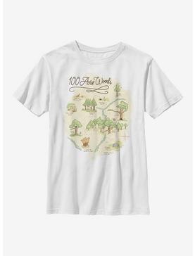 Disney Winnie The Pooh 100 Acre Map Youth T-Shirt, , hi-res
