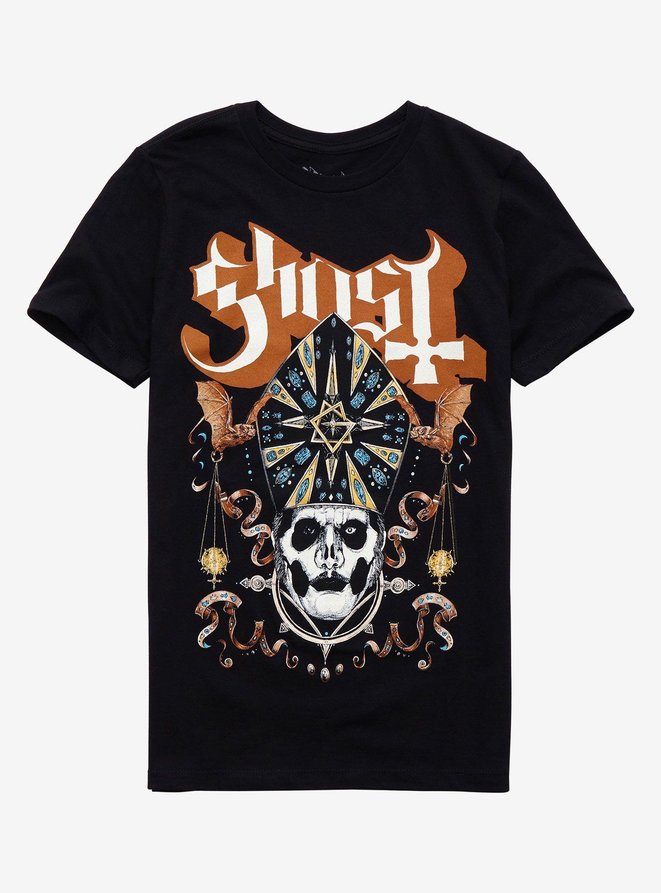 Ghost Bats & Papa Emeritus IV Girls T-Shirt, BLACK, hi-res