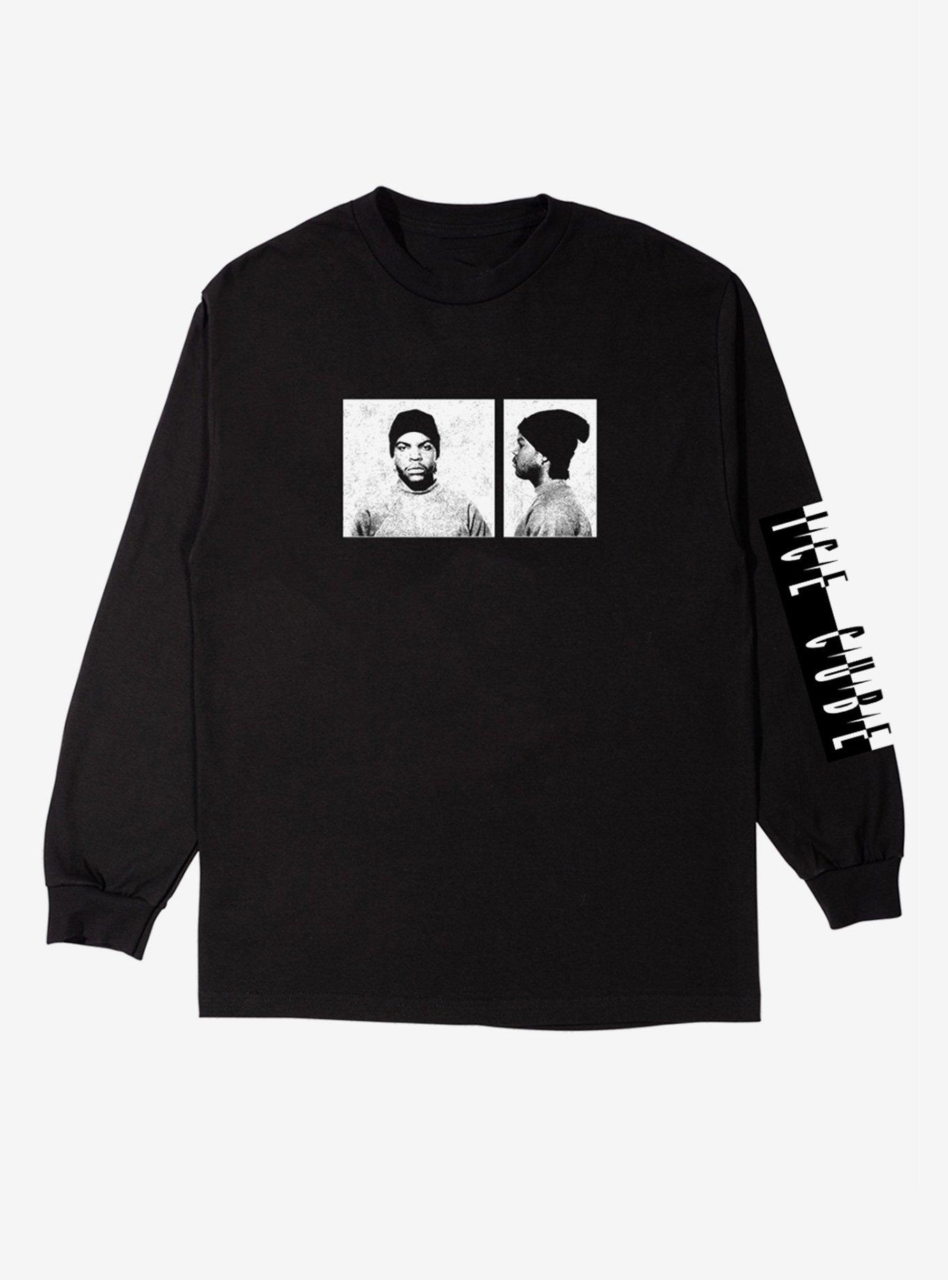 Ice Cube Mug Shot Long-Sleeve T-Shirt, BLACK, hi-res