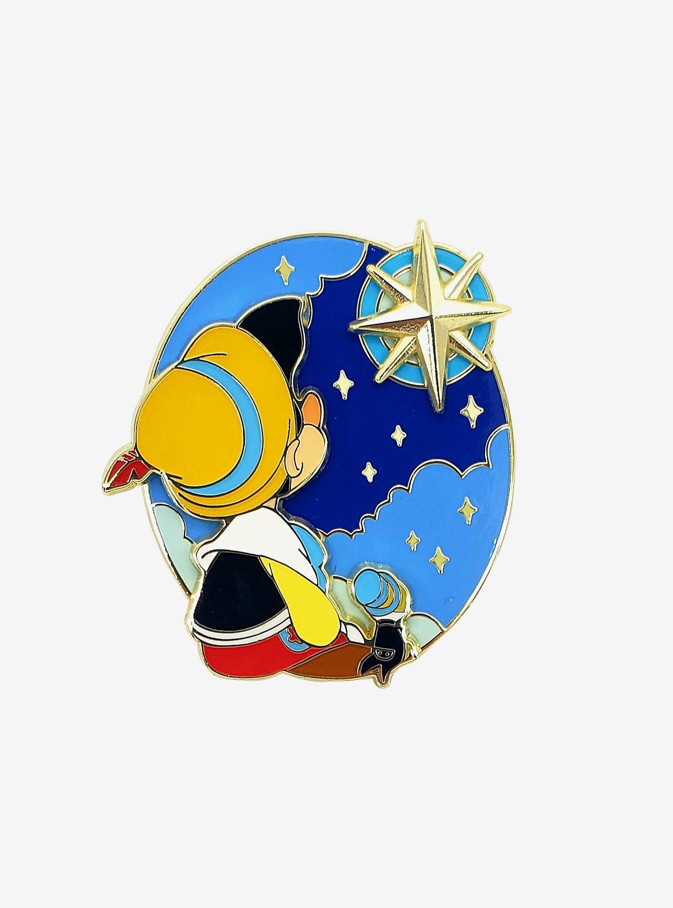 Disney Pinocchio Wish Layered Enamel Pin - BoxLunch Exclusive, , hi-res