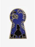 Disney Alice in Wonderland Keyhole Silhouette Enamel Pin - BoxLunch Exclusive, , hi-res