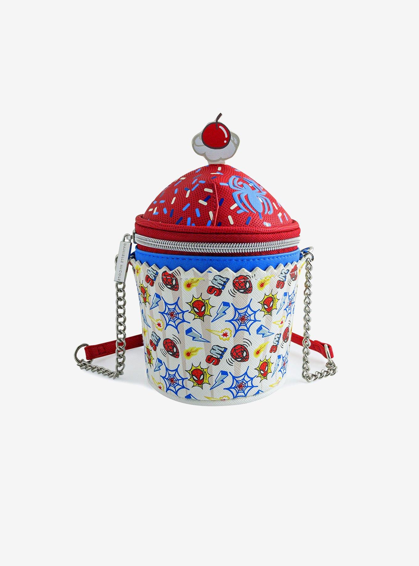 Danielle Nicole Marvel Spiderman Cupcake Crossbody, , hi-res