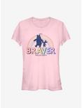 Disney Winnie The Pooh Brave Bear Girls T-Shirt, LIGHT PINK, hi-res