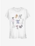 Disney Classic Dogs Girls T-Shirt, WHITE, hi-res