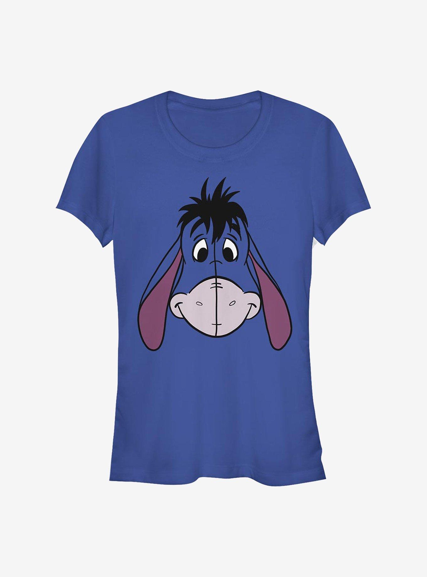 Disney Winnie The Pooh Eeyore Big Face Girls T-Shirt, ROYAL, hi-res