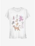 Disney Classic Kitties Girls T-Shirt, WHITE, hi-res