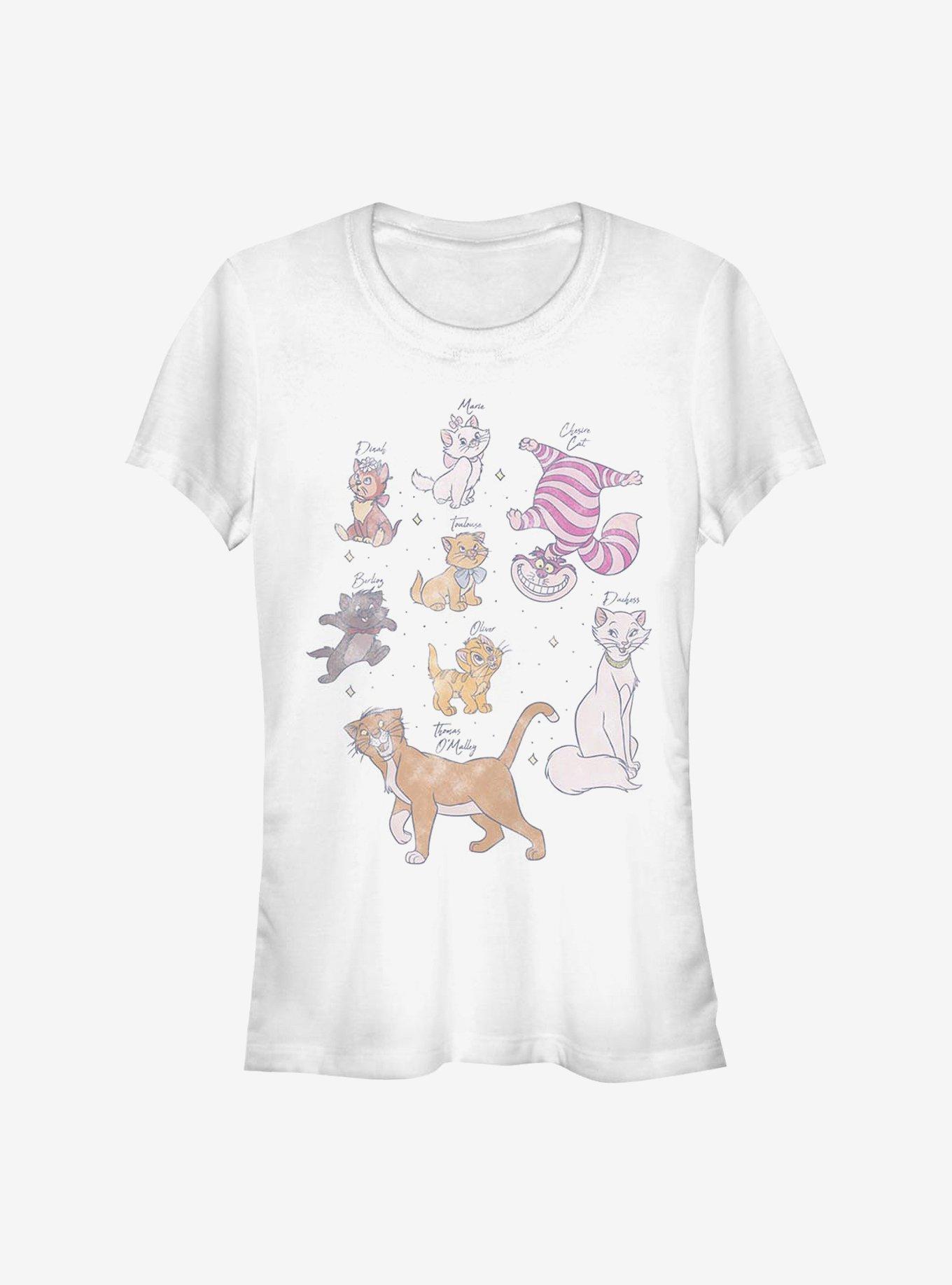 Disney Classic Kitties Girls T-Shirt, WHITE, hi-res