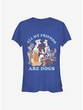 Disney Classic Dog Friends Girls T-Shirt, ROYAL, hi-res