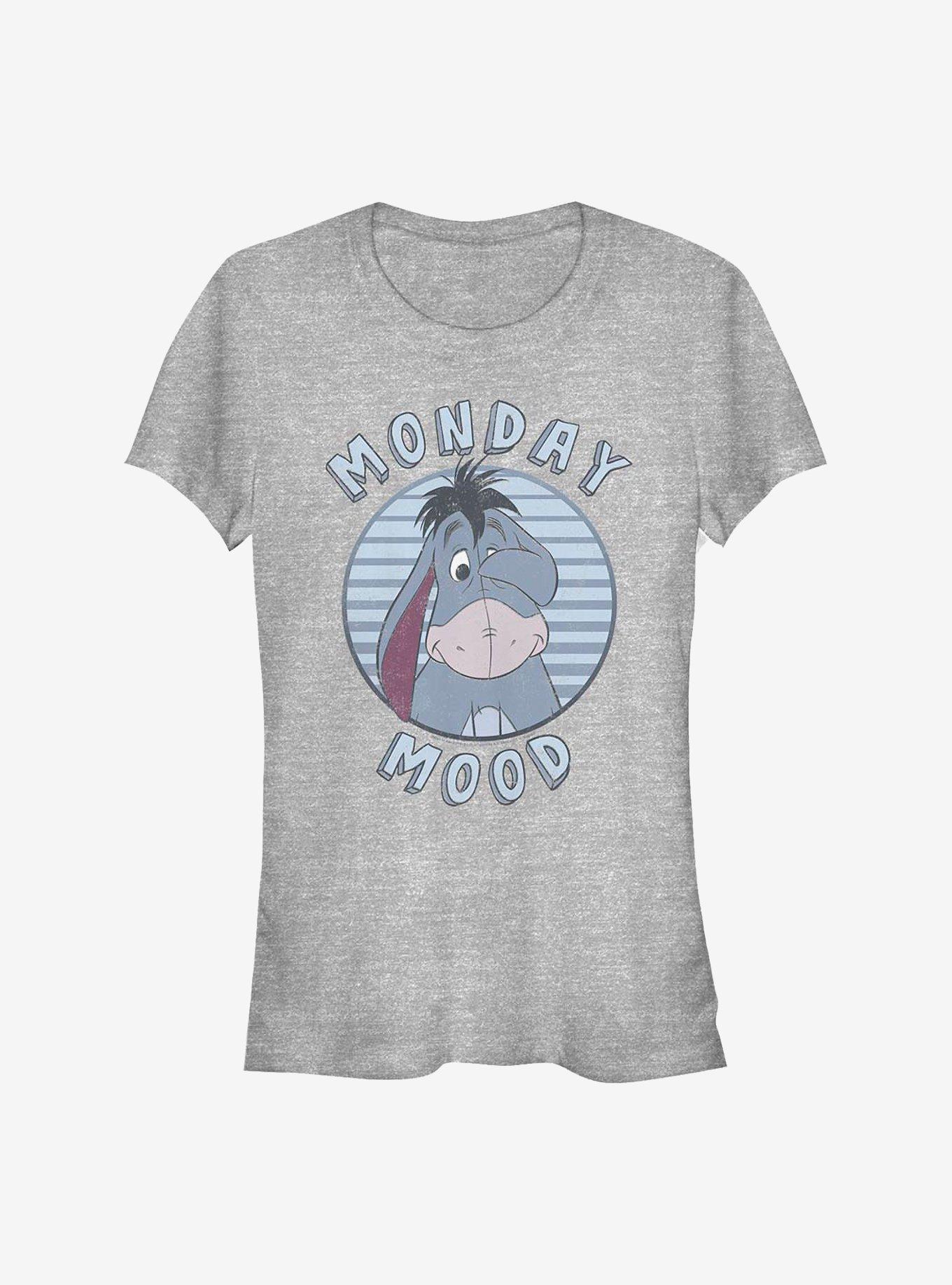 Disney Winnie The Pooh Monday Mood Eeyore Girls T-Shirt, ATH HTR, hi-res