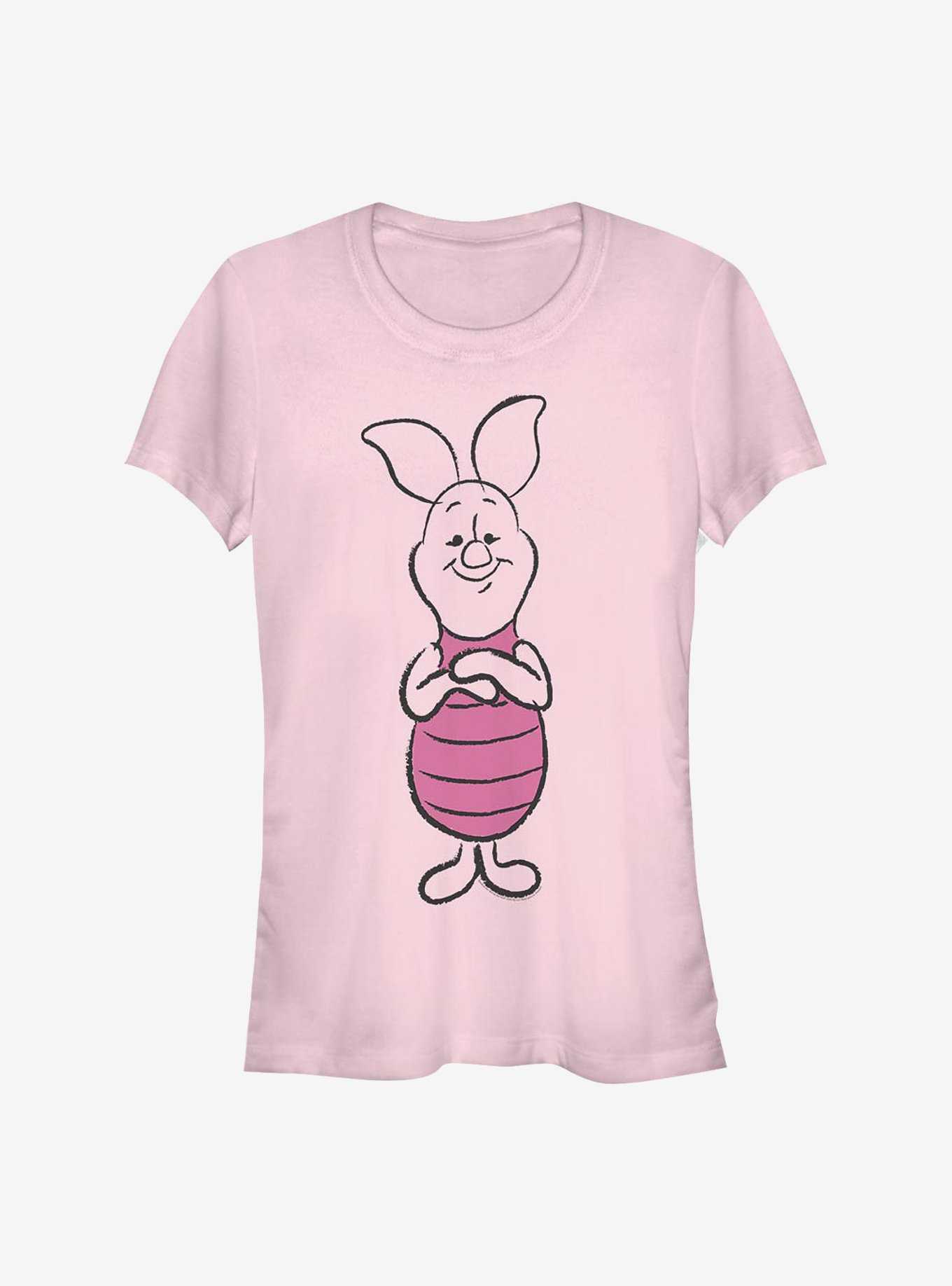 Disney Winnie The Pooh Basic Sketch Piglet Girls T-Shirt, , hi-res