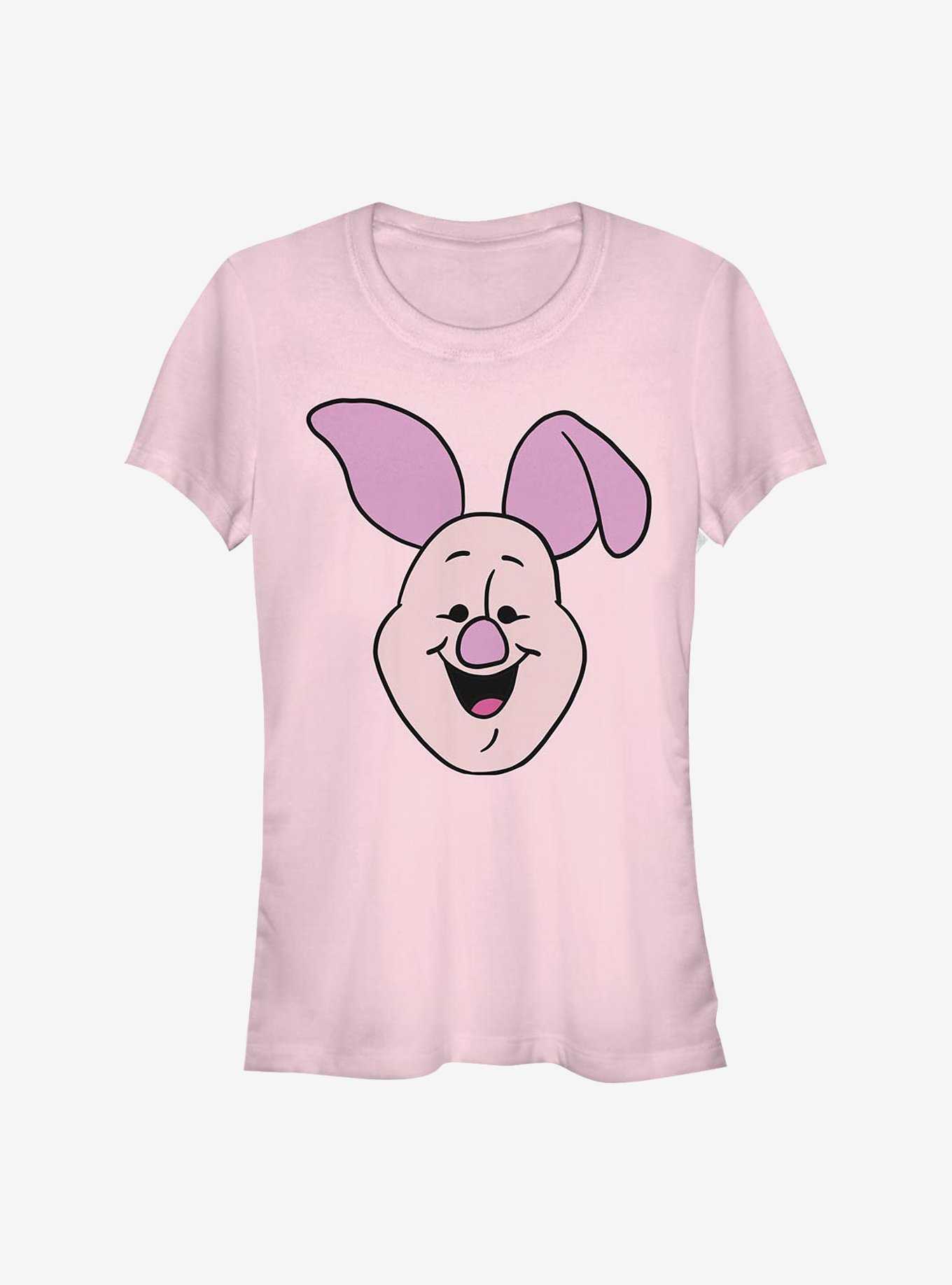 Disney Winnie The Pooh Piglet Big Face Girls T-Shirt, , hi-res