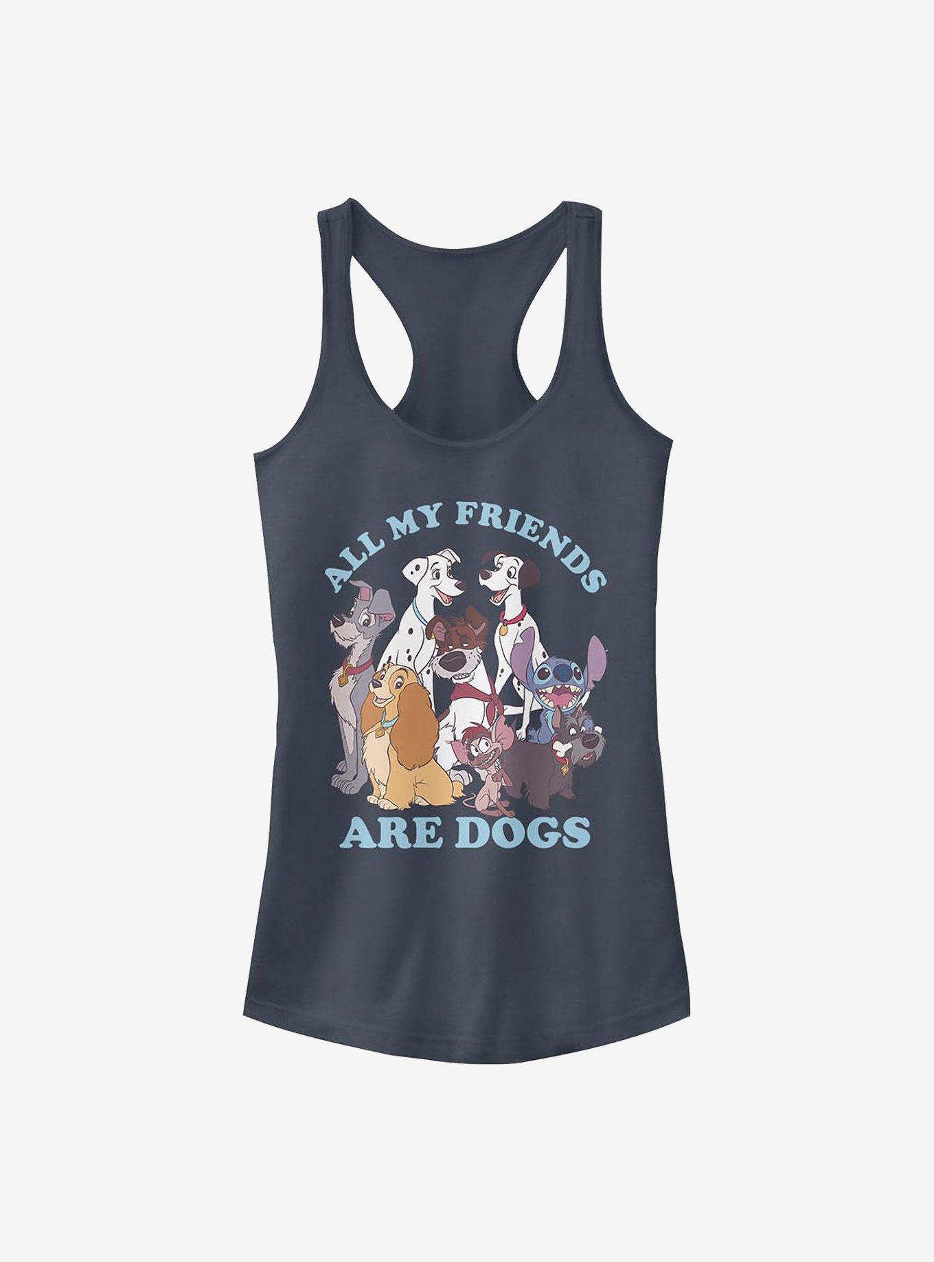 Disney Classic Dog Friends Girls Tank, INDIGO, hi-res