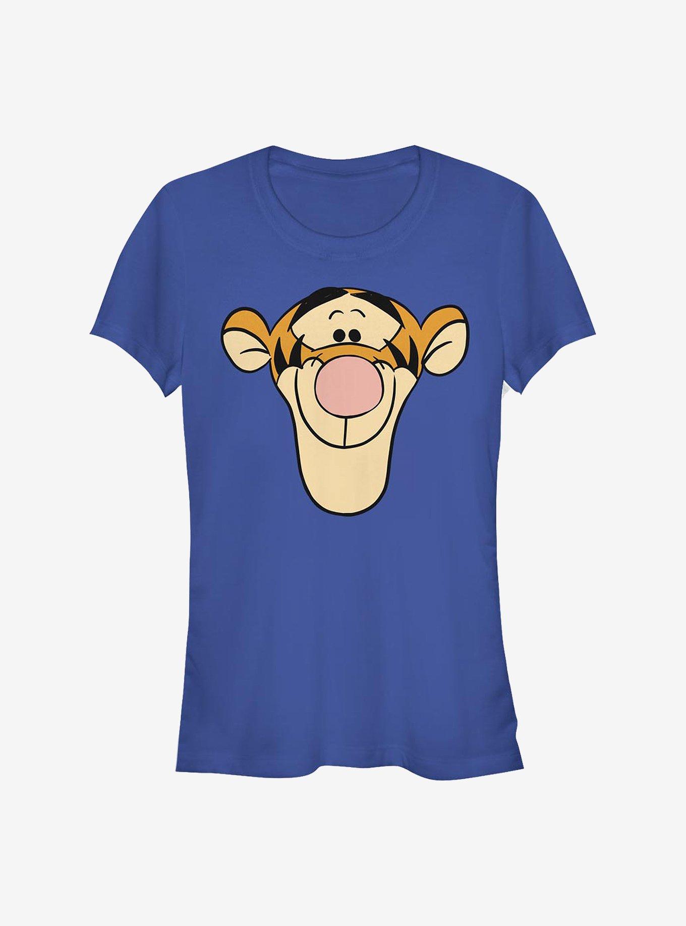 Disney Winnie The Pooh Tigger Big Face Girls T-Shirt, ROYAL, hi-res