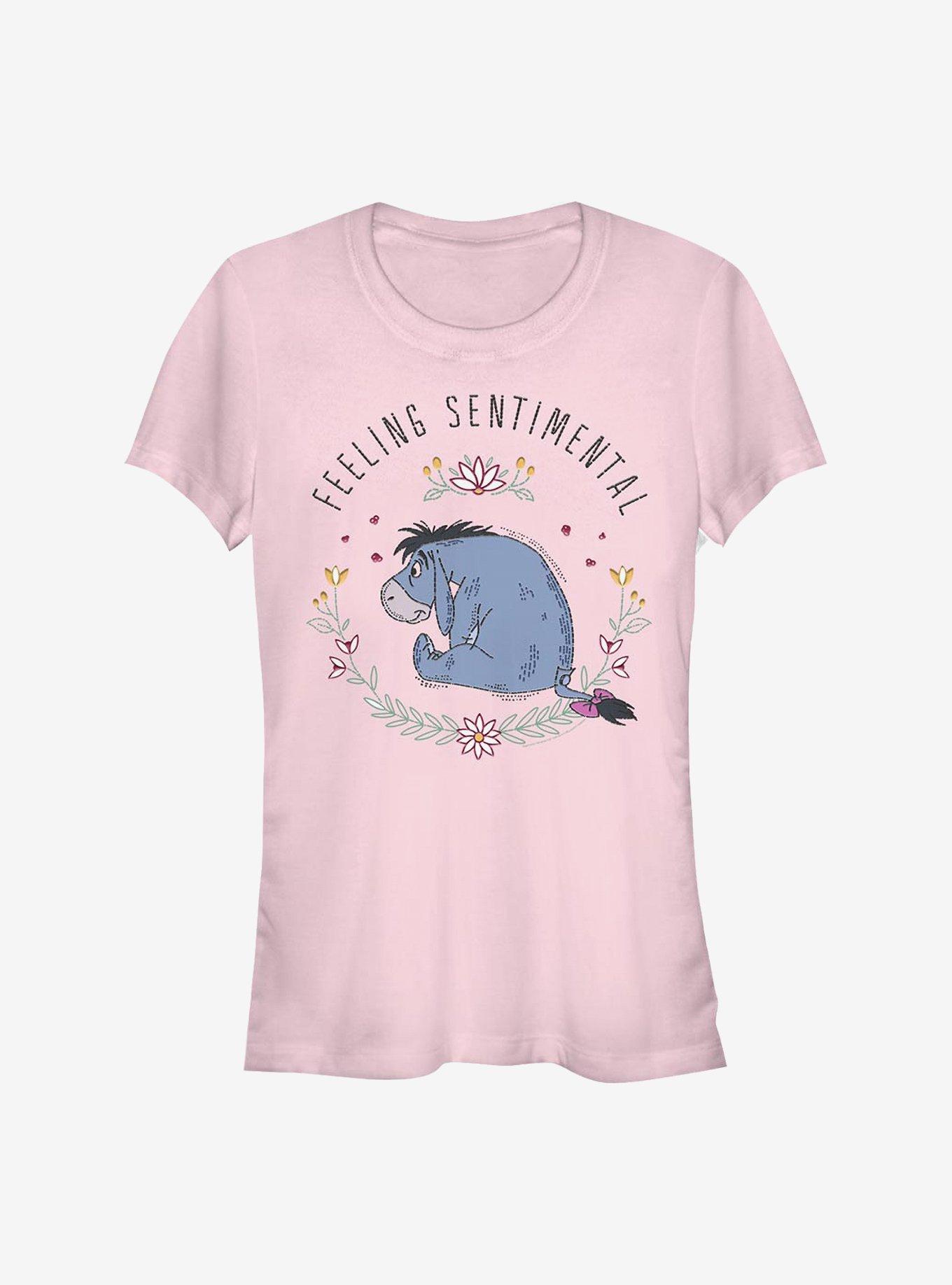 Disney Winnie The Pooh Eeyore Flowers Girls T-Shirt, LIGHT PINK, hi-res