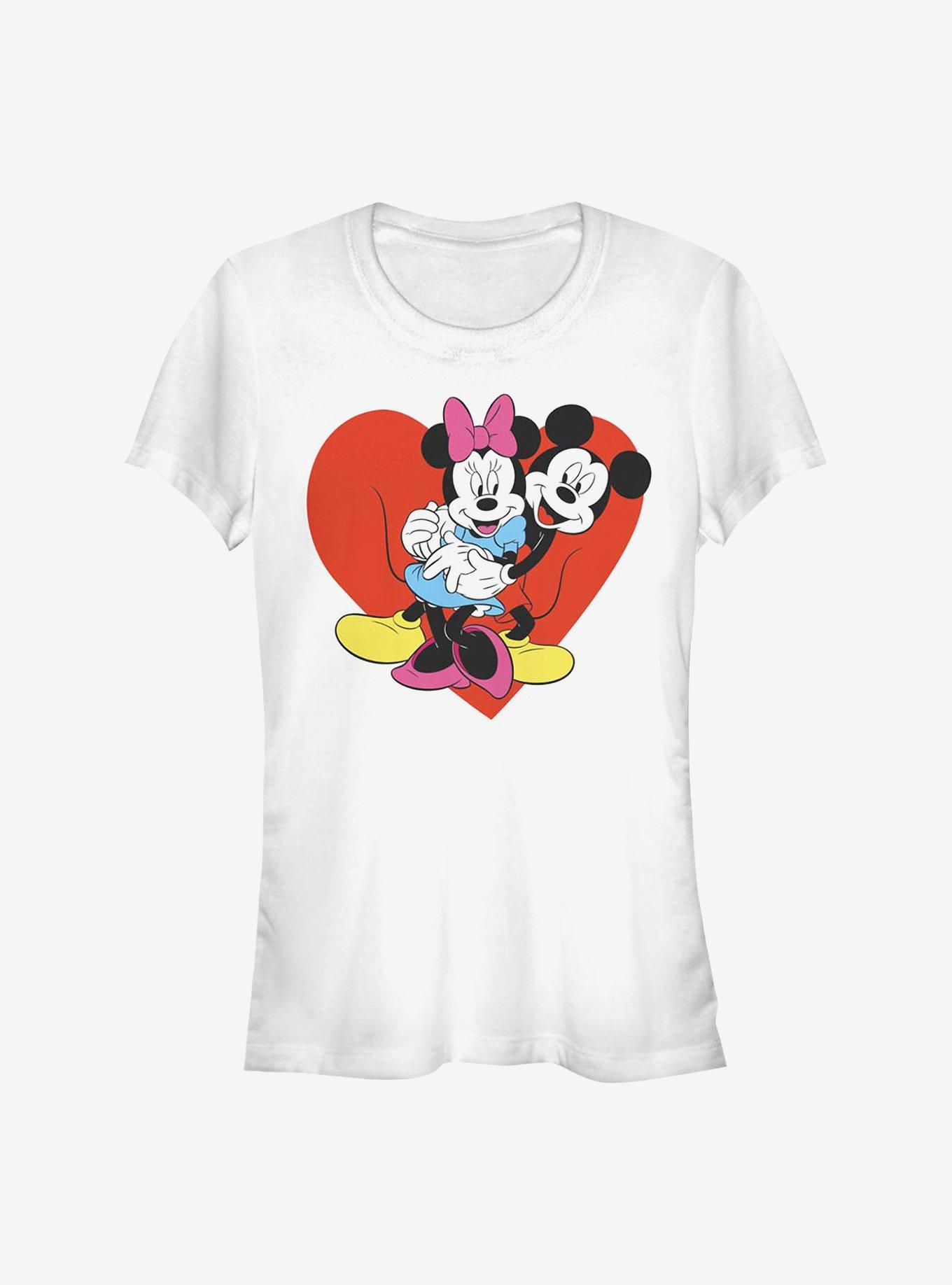 Disney Mickey Mouse & Minnie Be Mine Girls T-Shirt