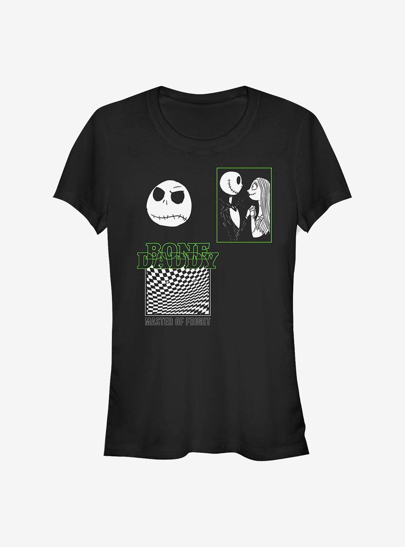 Disney The Nightmare Before Christmas Bone Daddy Jack With Sally Girls T-Shirt, , hi-res
