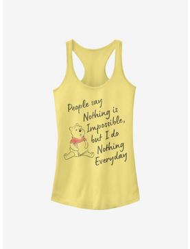 Disney Winnie The Pooh Nothing Is Impossible Girls Tank, BANANA, hi-res