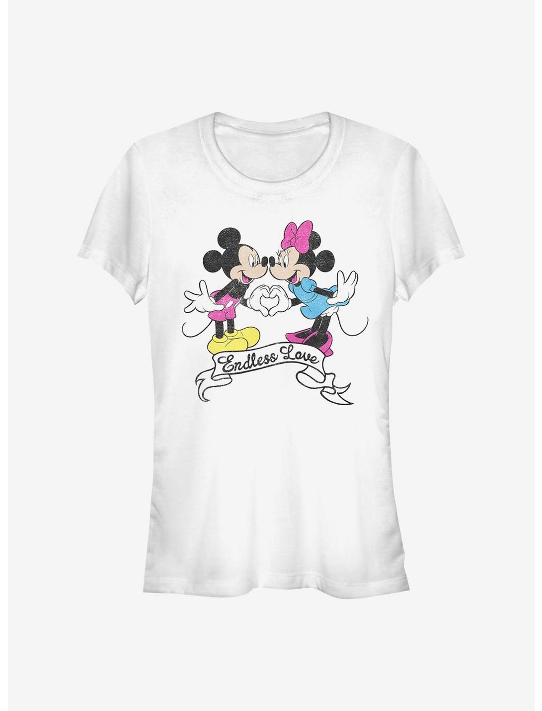 Disney Mickey Mouse & Minnie Mouse Endless Love Girls T-Shirt, WHITE, hi-res