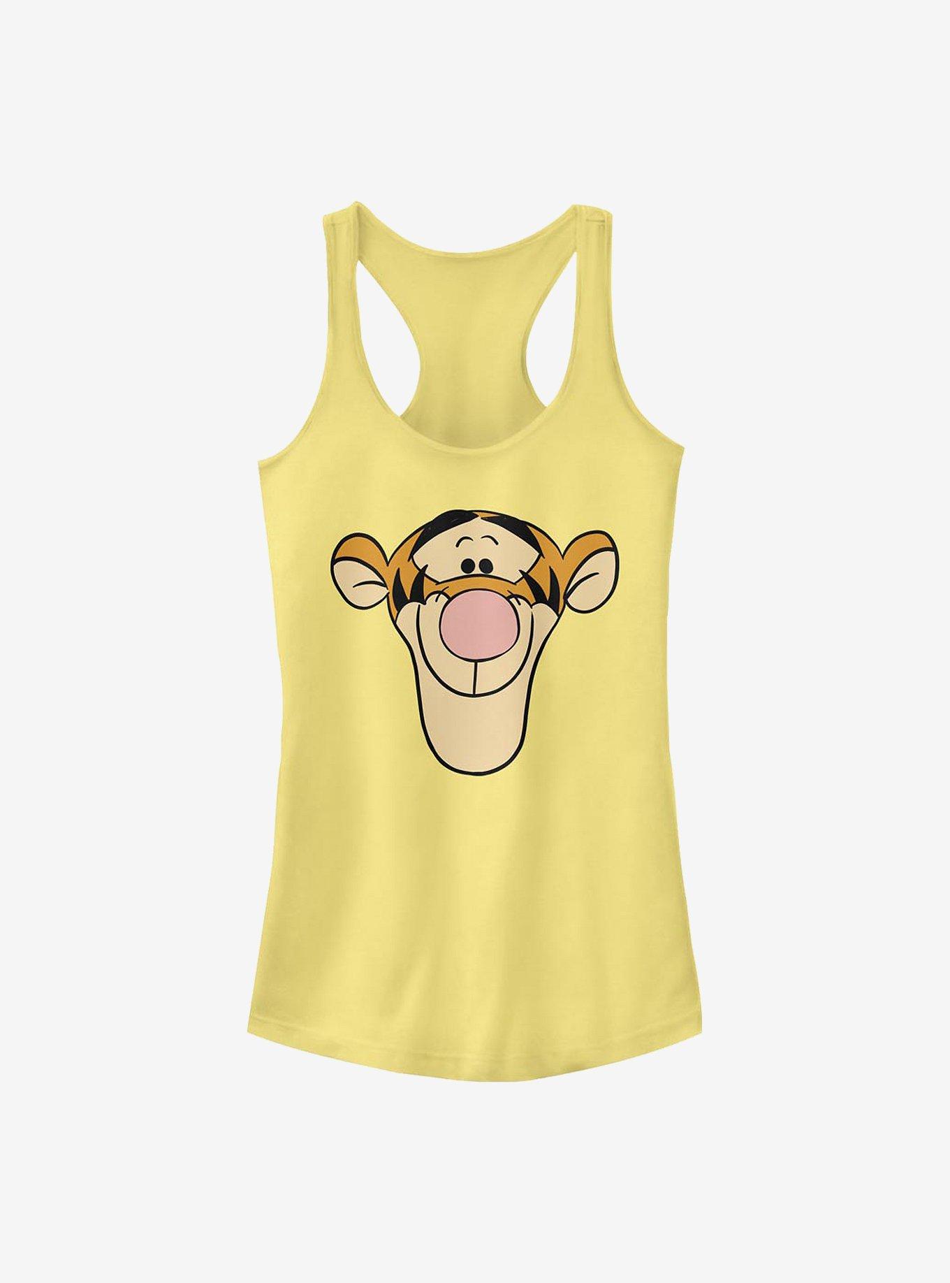 Disney Winnie The Pooh Tigger Big Face Girls Tank, BANANA, hi-res