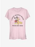 Disney Mickey Mouse & Pluto Dog Lover Girls T-Shirt, LIGHT PINK, hi-res
