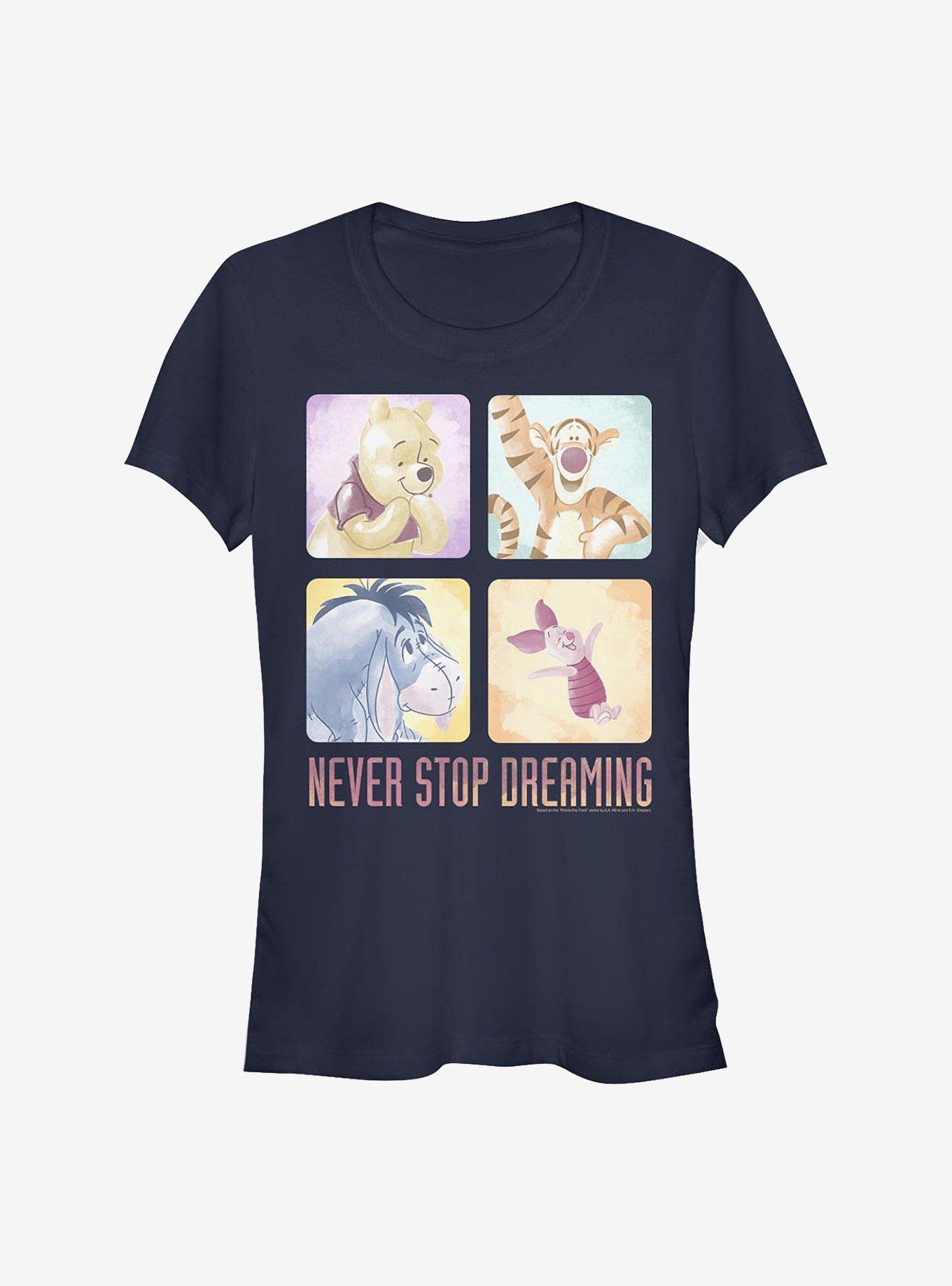 Disney Winnie The Pooh Never Stop Dreaming Girls T-Shirt