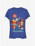 Disney Winnie The Pooh And Friends Girls T-Shirt, ROYAL, hi-res