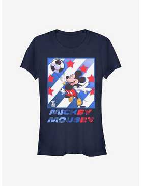 Disney Mickey Mouse Mickey Football Star Girls T-Shirt, , hi-res