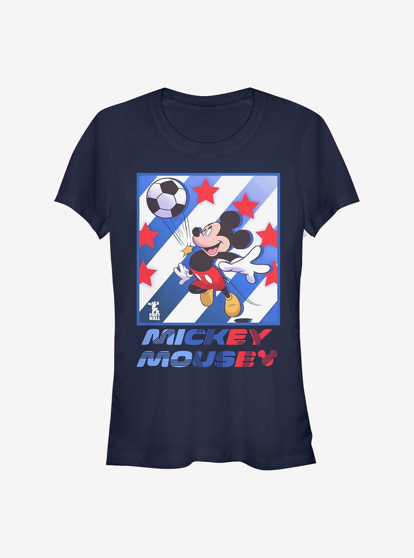 Disney Mickey Mouse Mickey Football Star Girls T-Shirt, , hi-res