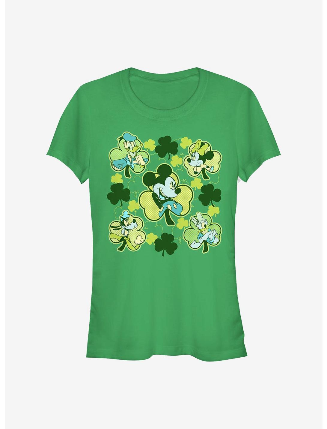 Disney Mickey Mouse & Friends Clovers Girls T-Shirt, KELLY, hi-res