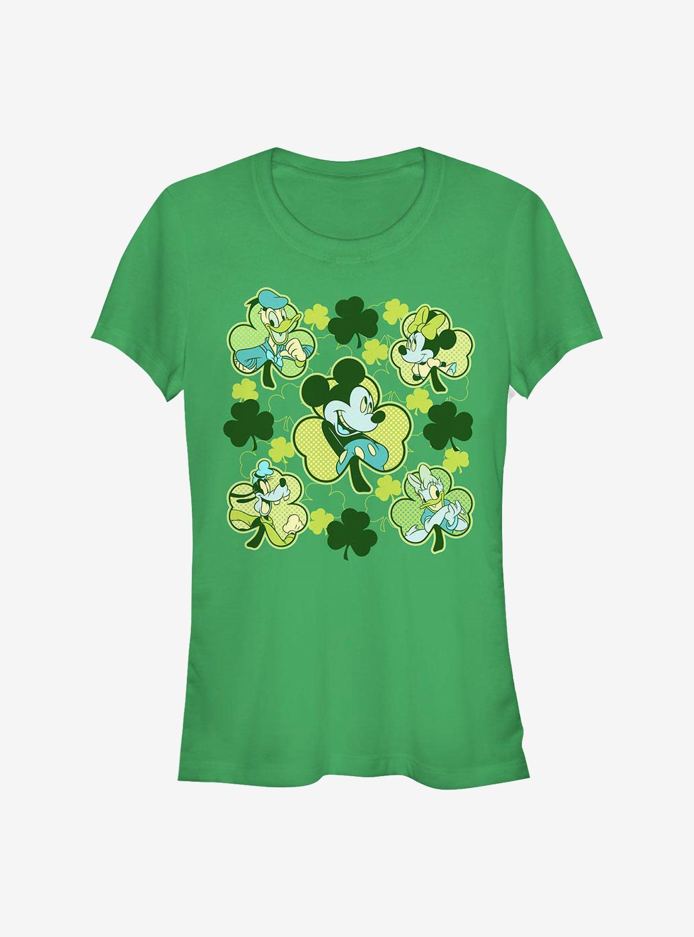 Disney Mickey Mouse & Friends Clovers Girls T-Shirt, KELLY, hi-res