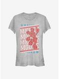 Disney Mickey Mouse Mickey Vintage Stacker Girls T-Shirt, ATH HTR, hi-res