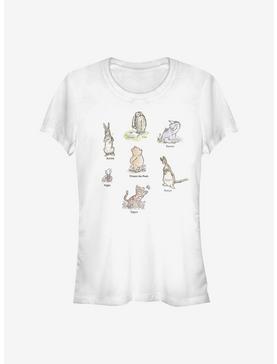 Disney Winnie The Pooh Winnie Poster Girls T-Shirt, WHITE, hi-res