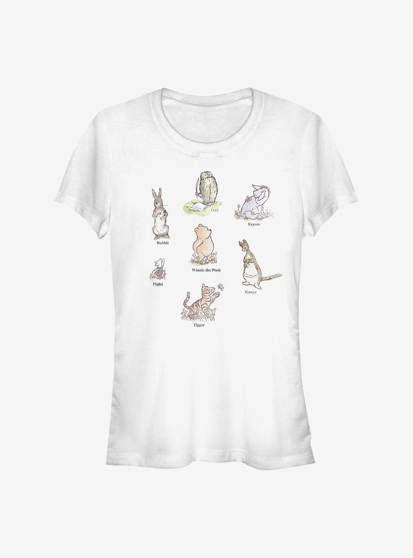 Disney Winnie The Pooh Winnie Poster Girls T-Shirt, WHITE, hi-res