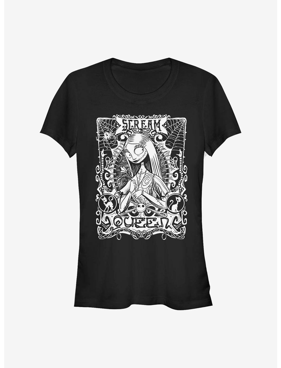 The Nightmare Before Christmas Sally Nouveau Girls T-Shirt, BLACK, hi-res