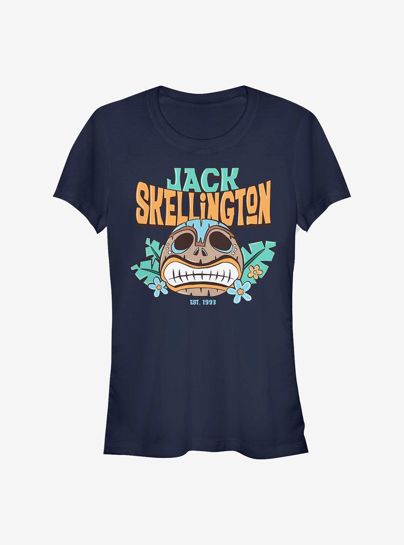 Disney The Nightmare Before Christmas Tiki Jack Girls T-Shirt, NAVY, hi-res