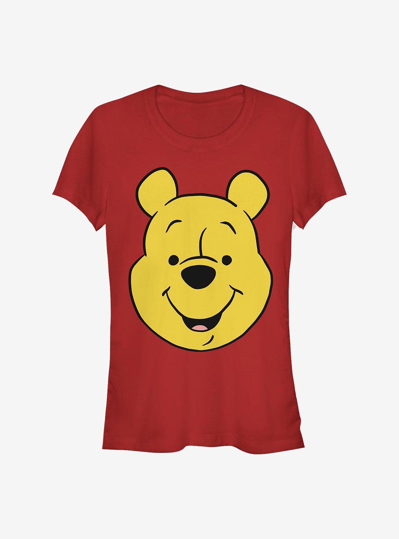 Disney Winnie The Pooh Winnie Big Face Girls T-Shirt