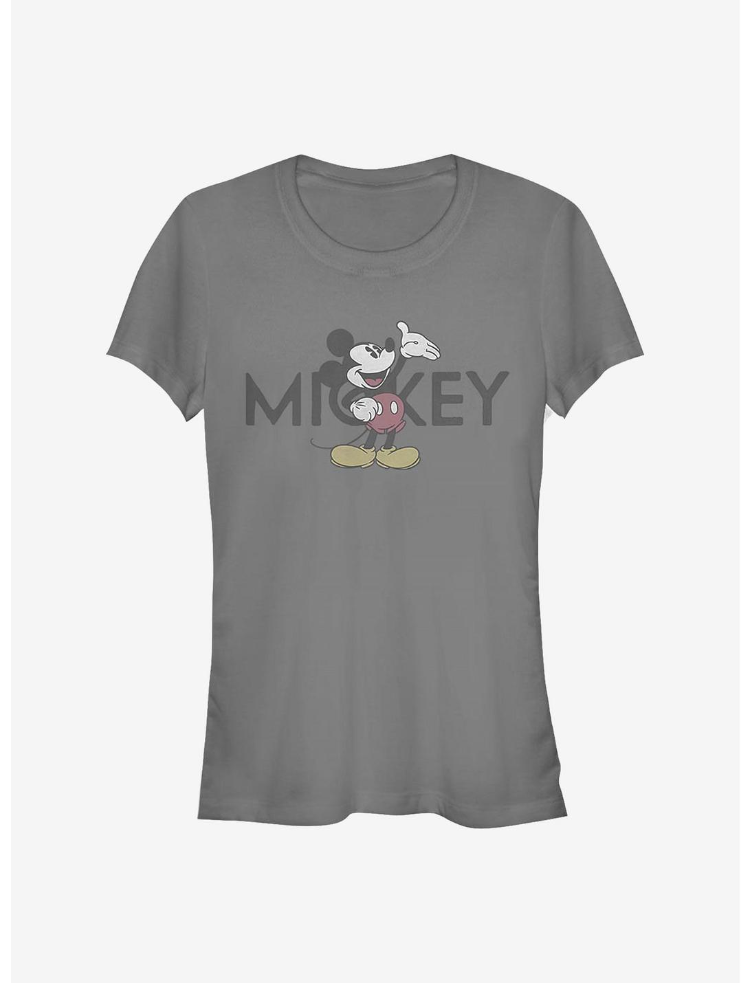Disney Mickey Mouse Vintage Mickey Girls T-Shirt, CHARCOAL, hi-res
