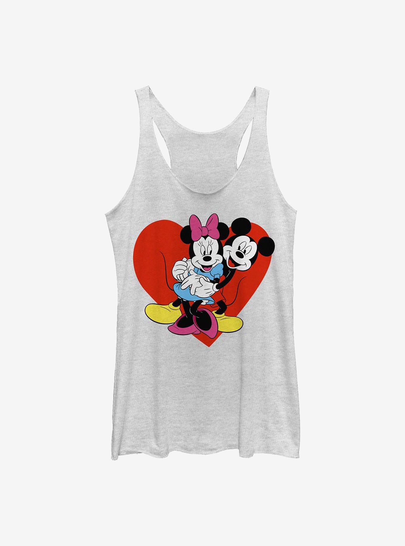 Disney Mickey Mouse Be Mine Girls Tank, WHITE HTR, hi-res