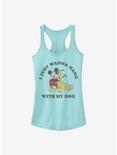 Disney Mickey Mouse & Pluto Dog Lover Girls Tank Top, CANCUN, hi-res