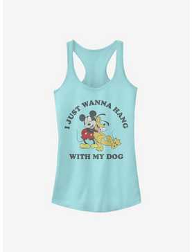 Disney Mickey Mouse & Pluto Dog Lover Girls Tank Top, , hi-res