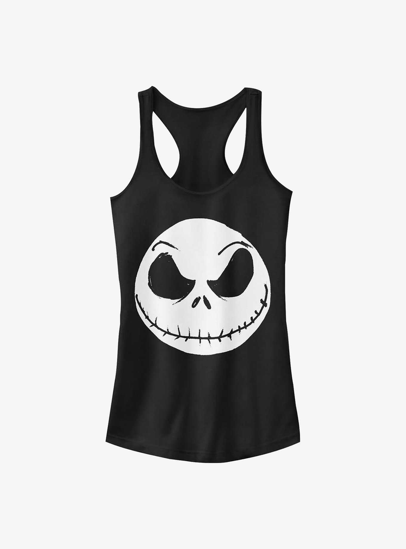 The Nightmare Before Christmas Big Face Jack Girls Tank Top, , hi-res